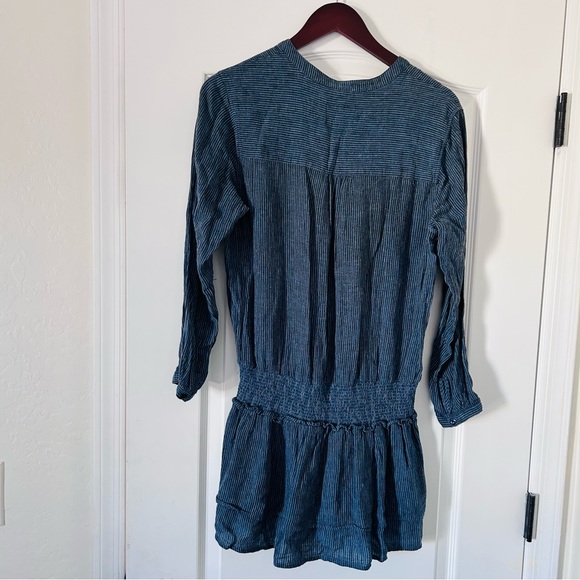 Rails Blue Juliette Linen Blend Dress Size Small - Picture 11 of 11